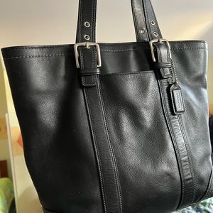 Leather Coach Hampton Bag